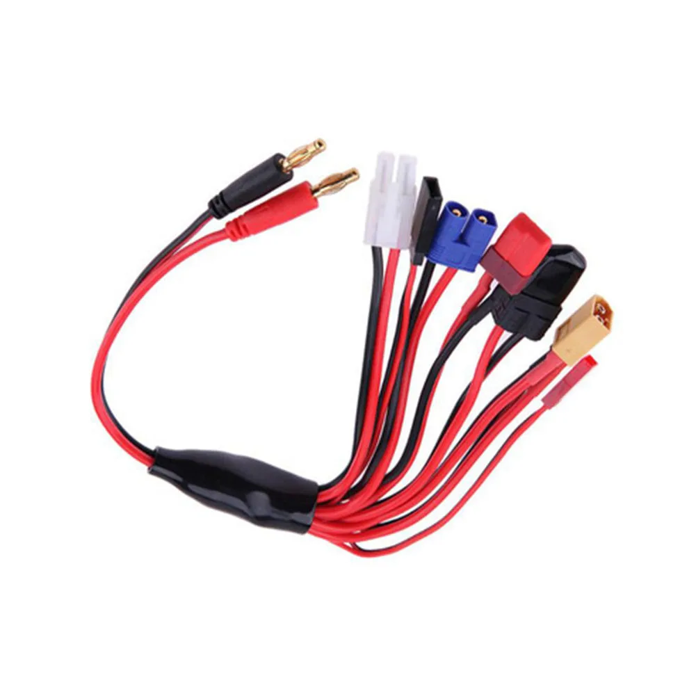 

8 in1 Lipo Battery Charger Multi Charging Plug Convert Silicon Cable For RC Car For Rechargeable Battery-powered Aircraft Model
