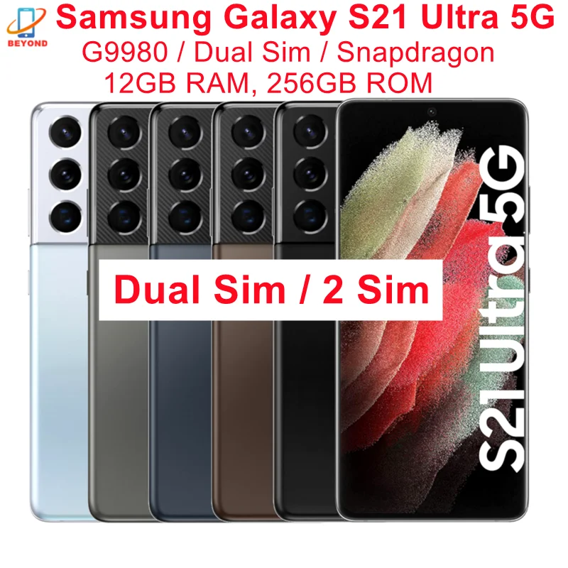 Samsung Galaxy S21 Ultra 5G G998N 6.8 256GB ROM 12GB RAM Exynos NFC  Original Unlocked Android Cell Phone - AliExpress