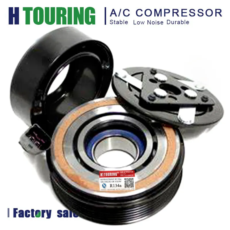 Per Skoda Rapid Air Conditioning Compressore Puleggia Ac Frizione Vw Polo Vento Audi Seat 1S0820803B 6 Rd820803 6Rf820803B