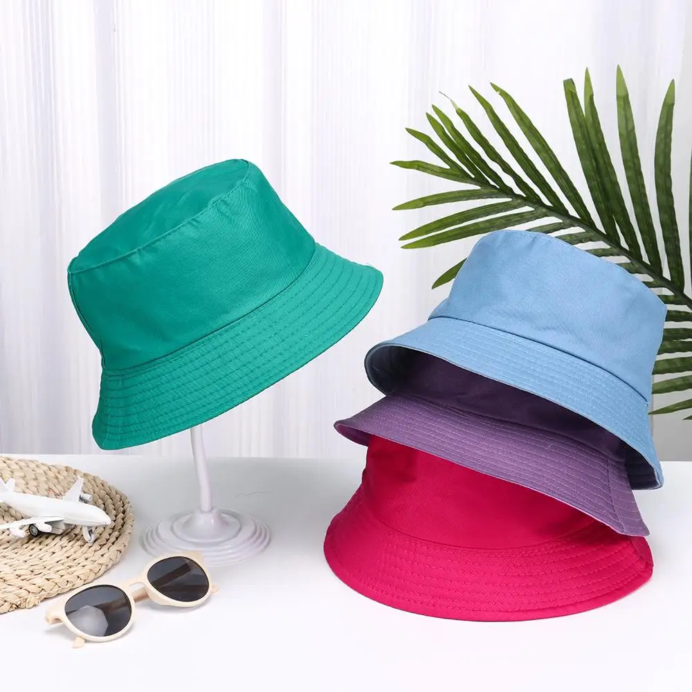 Bucket Hat Sun Hat Fisherman Hat Women Men Anti-UV Beach Summer