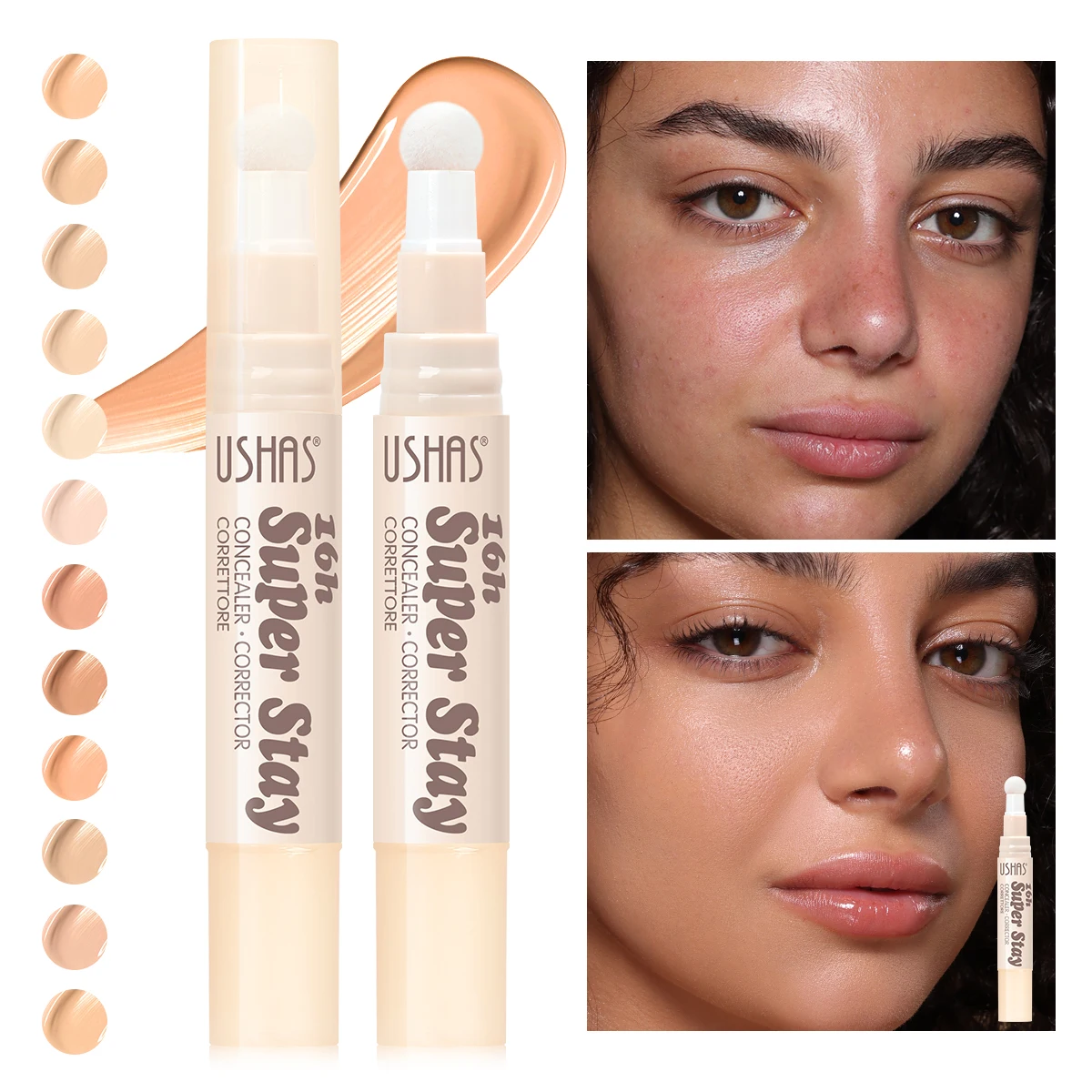 Portable Concealer, Hydrating Natural Concealer, Covering The Black Eye Circles And Wrinkles Of The Lacrimal Groove 3