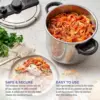 Pressure Cooker 8 Qt - Stainless Steel, Multi Pressure Levels, Easy Locking, Induction Ready, Digital Coo 5