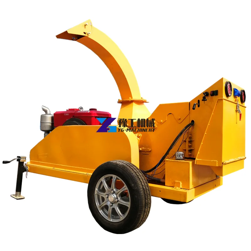 Diesel Pto Driven Woodchipper Bamboo Wood and Branch Chipper Shredder