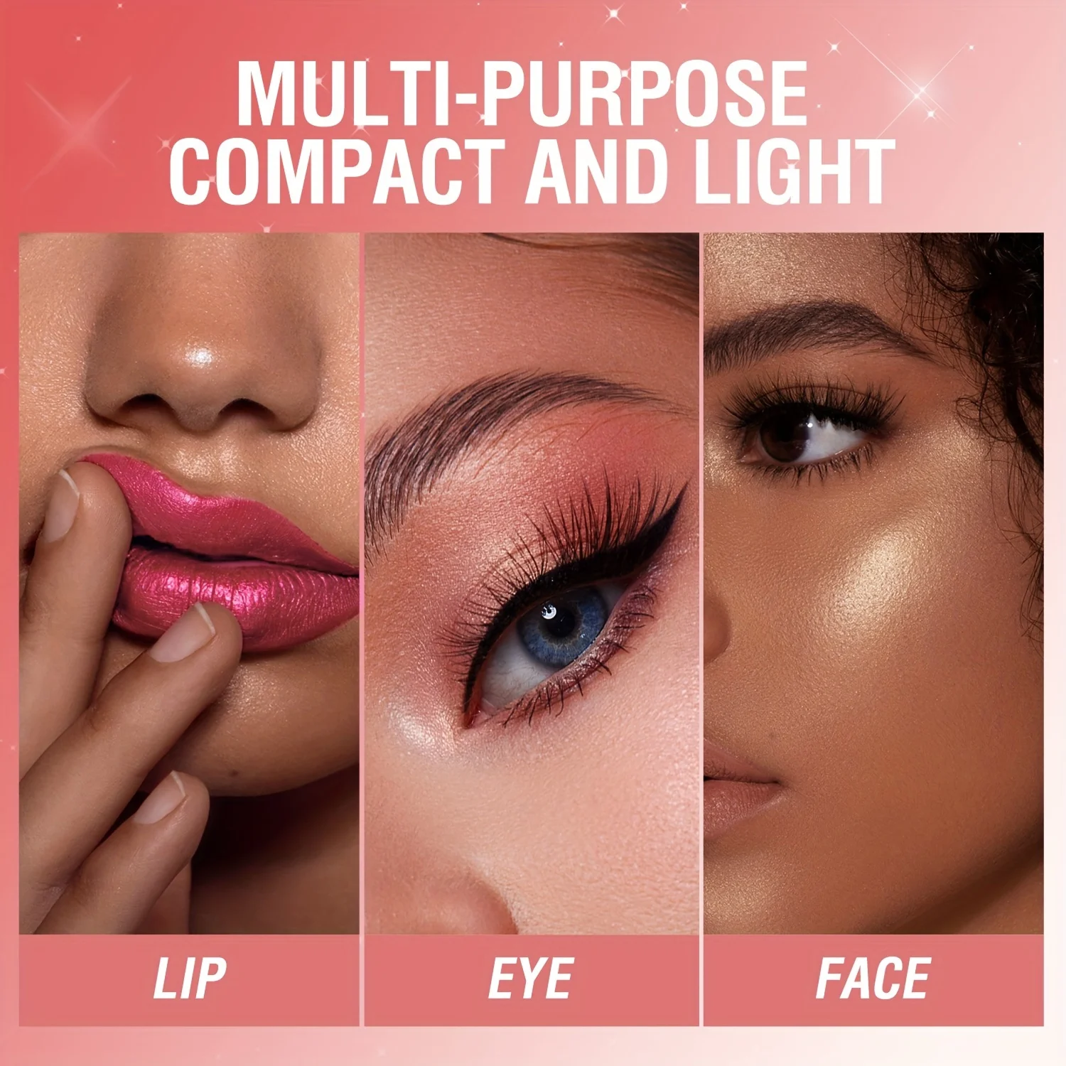 6 Colors 3 in 1 Pearlescent Sparkling Lipstick Matte Glitter Waterproof Long Lasting Pearl Shine Lip Gloss Shimmer Sexy Makeup 2