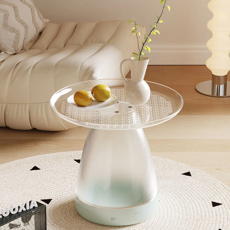 Минималистичные скандинавские журнальные столики круглые пластиковые белые уникальные боковые столики для гостиной роскошные простые Muebles домашняя мебель