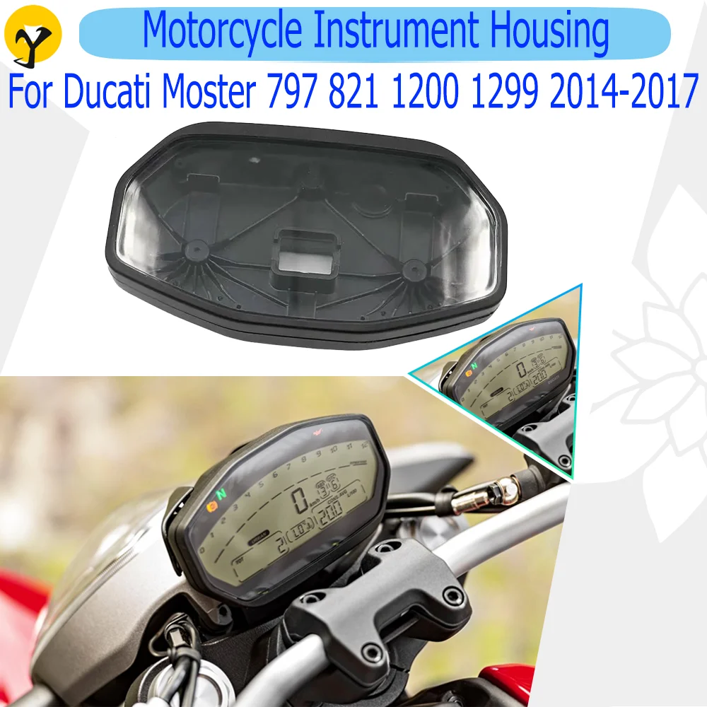 Motorcycle Instrument Housing Protective Case Tachometer Housing Odometer For Ducati Monster 821 1200 797 1299 2014-