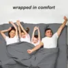 Hotel Luxury Sheet Set, Deep Pocket Design, Super Soft Breathable Sheet for Hotel Bedroom, 4 PCs 3