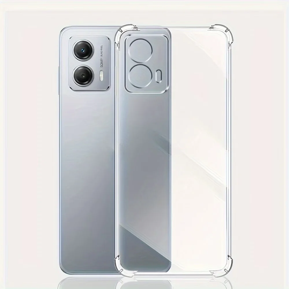 Durable Shockproof Silicone Phone Case with Clear Protective Cover