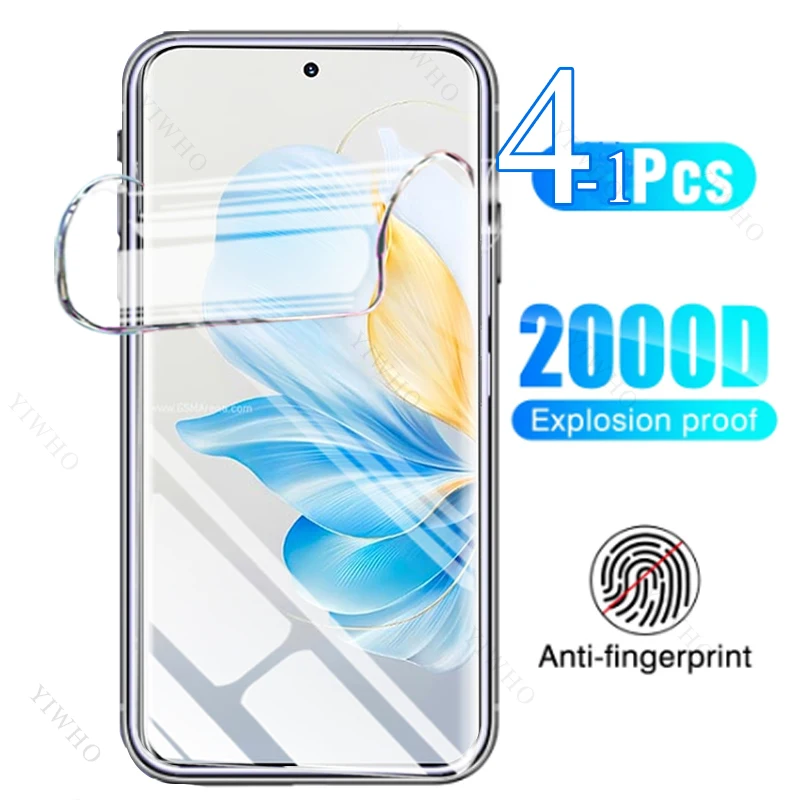 

4-1psc Front Safety Hydrogel Film for Honor 100 MAA-AN00 Screen Protectors Protective Clear Not Tempered Glass Transparent Film