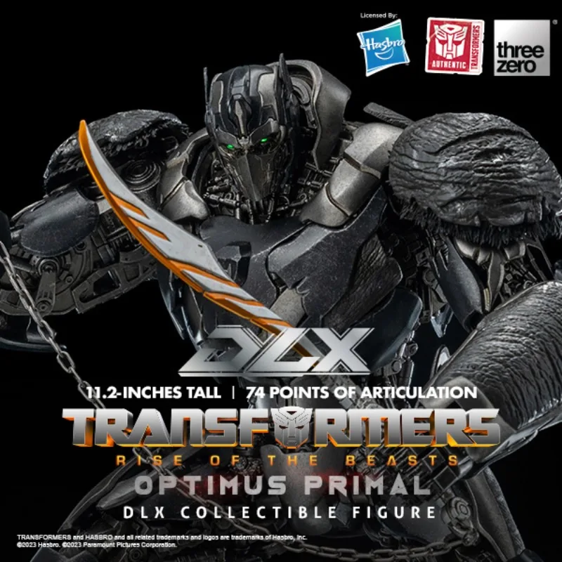

threezero original Transformers Rise of the Beasts DLX Optimus Primal 11.2 inch Action Figures Toy Gift Collection
