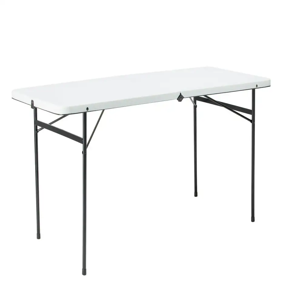 

6 Foot Bi-Fold Plastic Folding Table, White