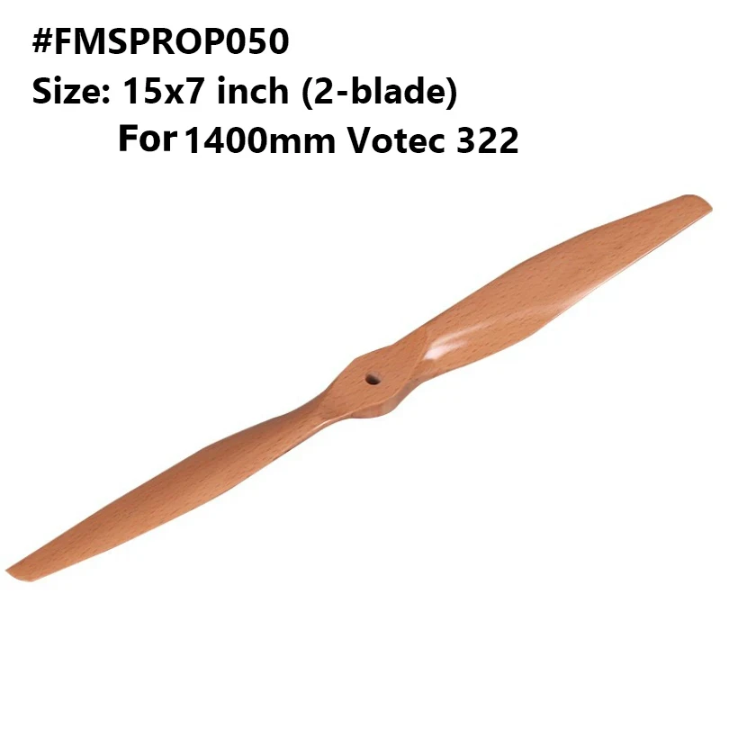 

FMSRC 1400 мм Votec 322 F3A пропеллер деревянный 15x7 дюймов 2 лезвия PROP050 фотомодель хобби самолета запасные части