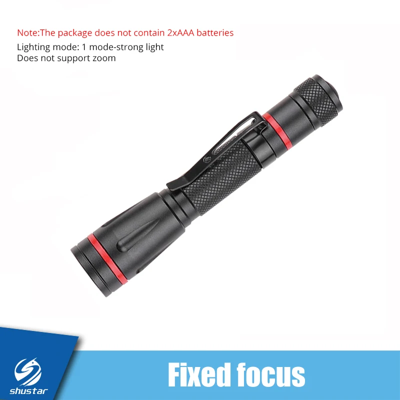 CZS LED Flashlight Penlight 1000 Lumens Battery-Powered Handheld Pen Light  Pocket Torch Powered by 2AAA Battery,5 PCS (Battery Not Included) 