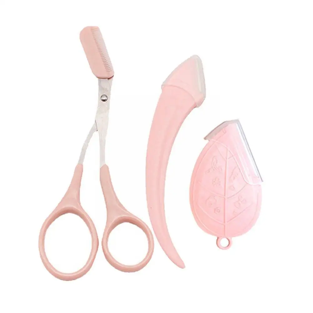 

Eyebrow Trimming Knife Eyebrow Face Razor For Women Professional Eyebrow Scissors With Comb Brow Trimmer Scraper Accessorie B6Z5