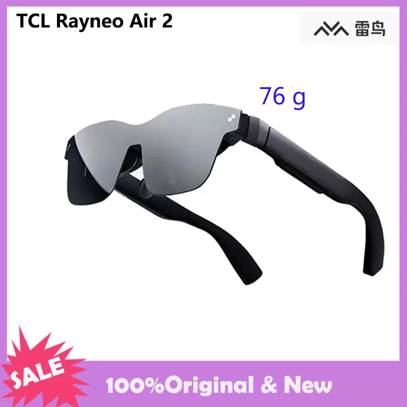 Tcl Rayneo Air 2 Smart Ar Occhiali Hd Occhiali Da Vista Con Schermo Gigante 120Hz Occhiali Xr Portatili Con Schermo Gigante Ad Alta Spazzola