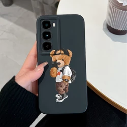Teddy Bear Pattern Soft Silicone Dustproof Phone Case for itel City 100 (TYB71)