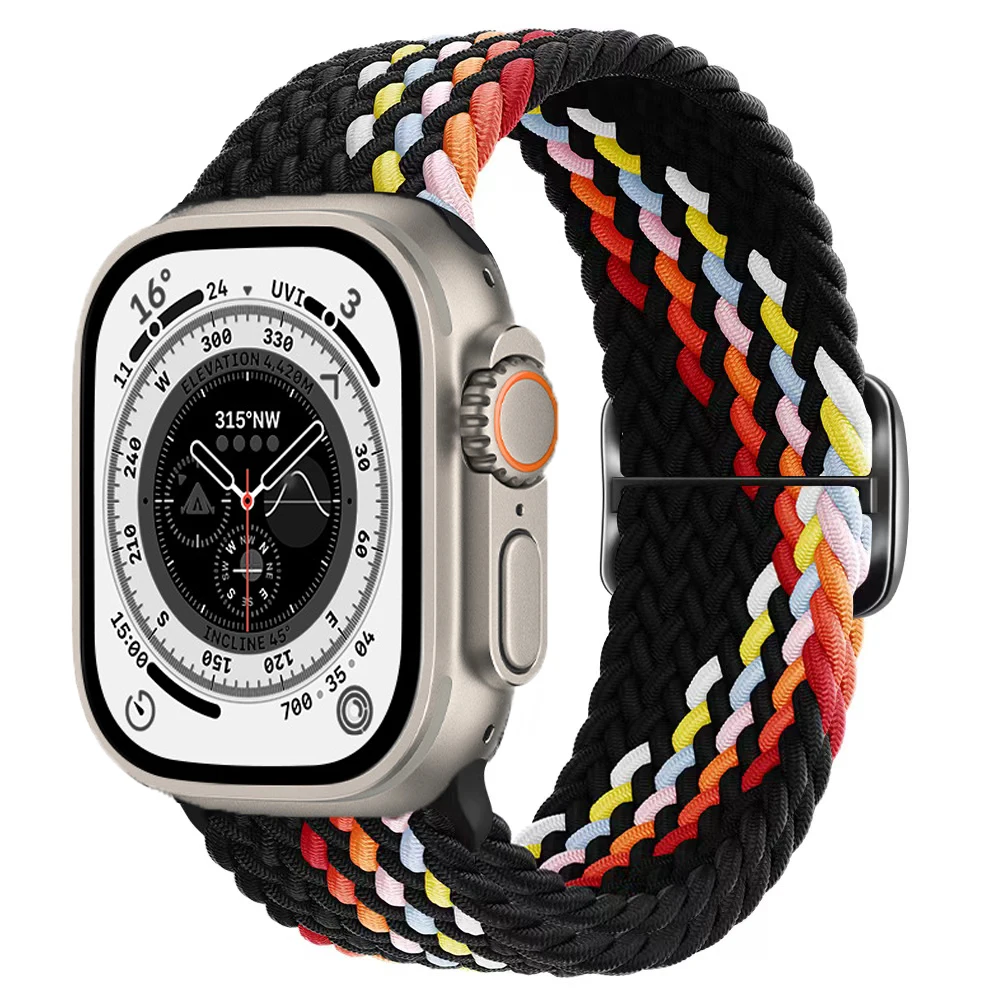 Braided Nylon Wristband Strap