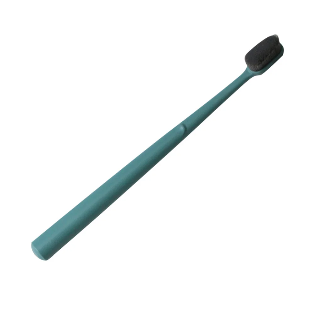 휴대용 나일론 강모 칫솔, 성인용 칫솔, 단일 튜브 칫솔 (무작위 색상), 10 개