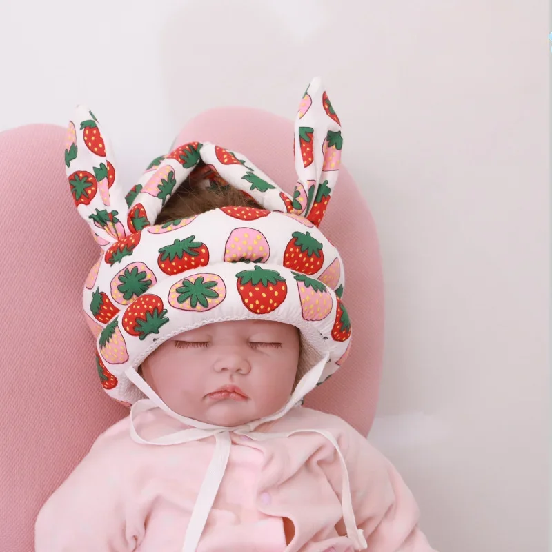 Kids Safety Helmet Baby Safety Helmet Head Protection Hat Toddler Anti-fall Pad Children Learn To Walk Crash Cap Adjustable Protective Headgear