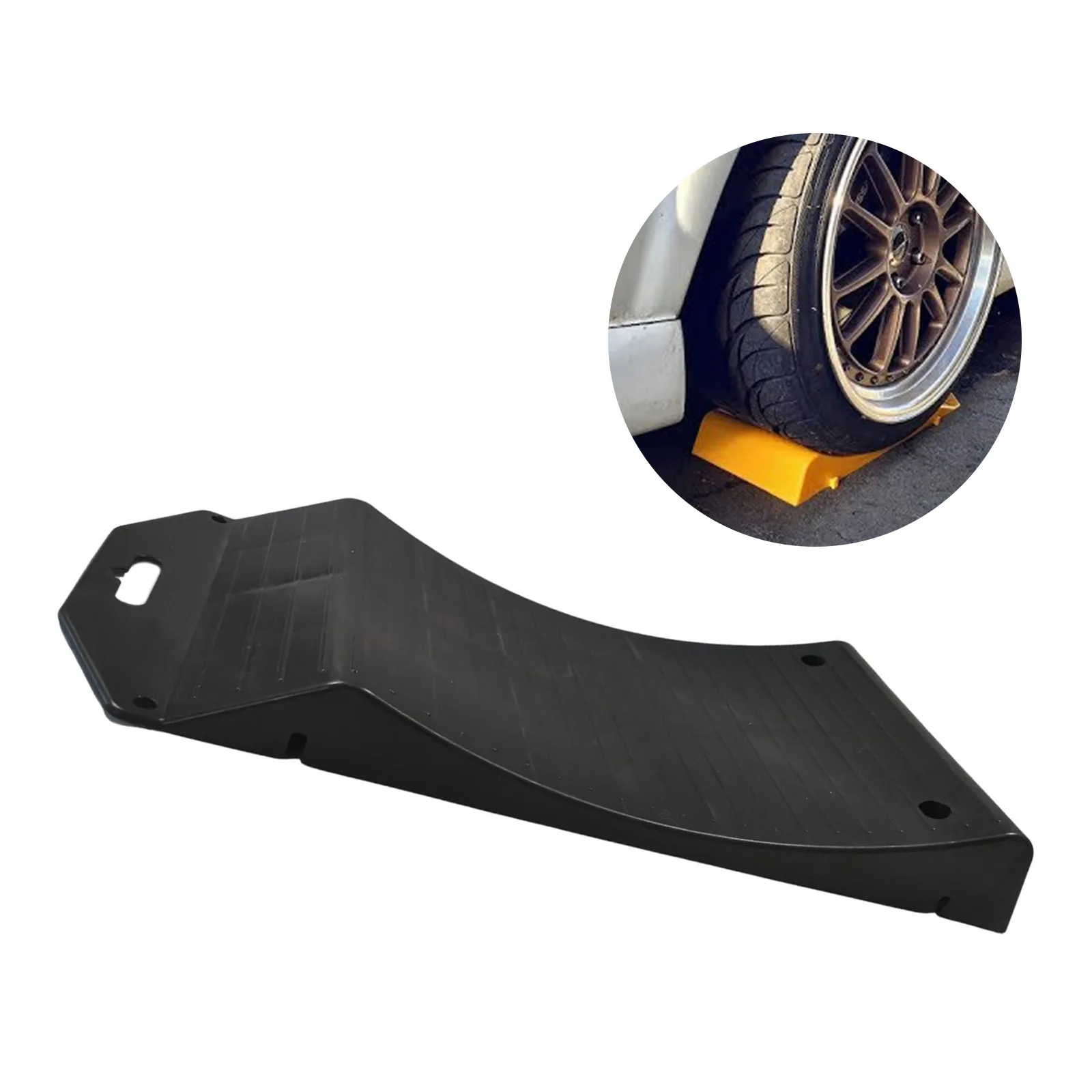 2 Pcs Rampa Di Protezione Per Pneumatici Rampa Di Stoccaggio Del Veicolo Curva Di Gruppo Rampa A Basso Profilo Auto Antiscivolo Blocco Per Pneumatici 