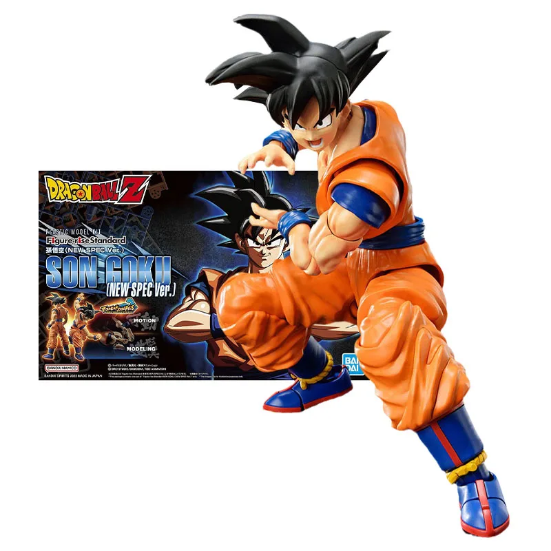 

Bandai Genuine Figure Dragon Ball Model Kit Figure-rise Standard Son Goku New Spec Collection Model Action Figure for Boys Toys