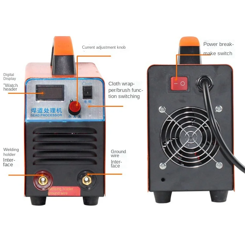 1000W 220V Stainless Steel Weld Bead Processor Argon Arc Welding Spot Weld Cleaning Machine Electrolytic Polishing Machine 5