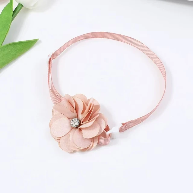 1/6pcs Handmade Dog Collars Flower Adjustable Pet Dog Bowties Neckties Lace Dog Bow Ties Pet Grooming Accessories For Dogs 4