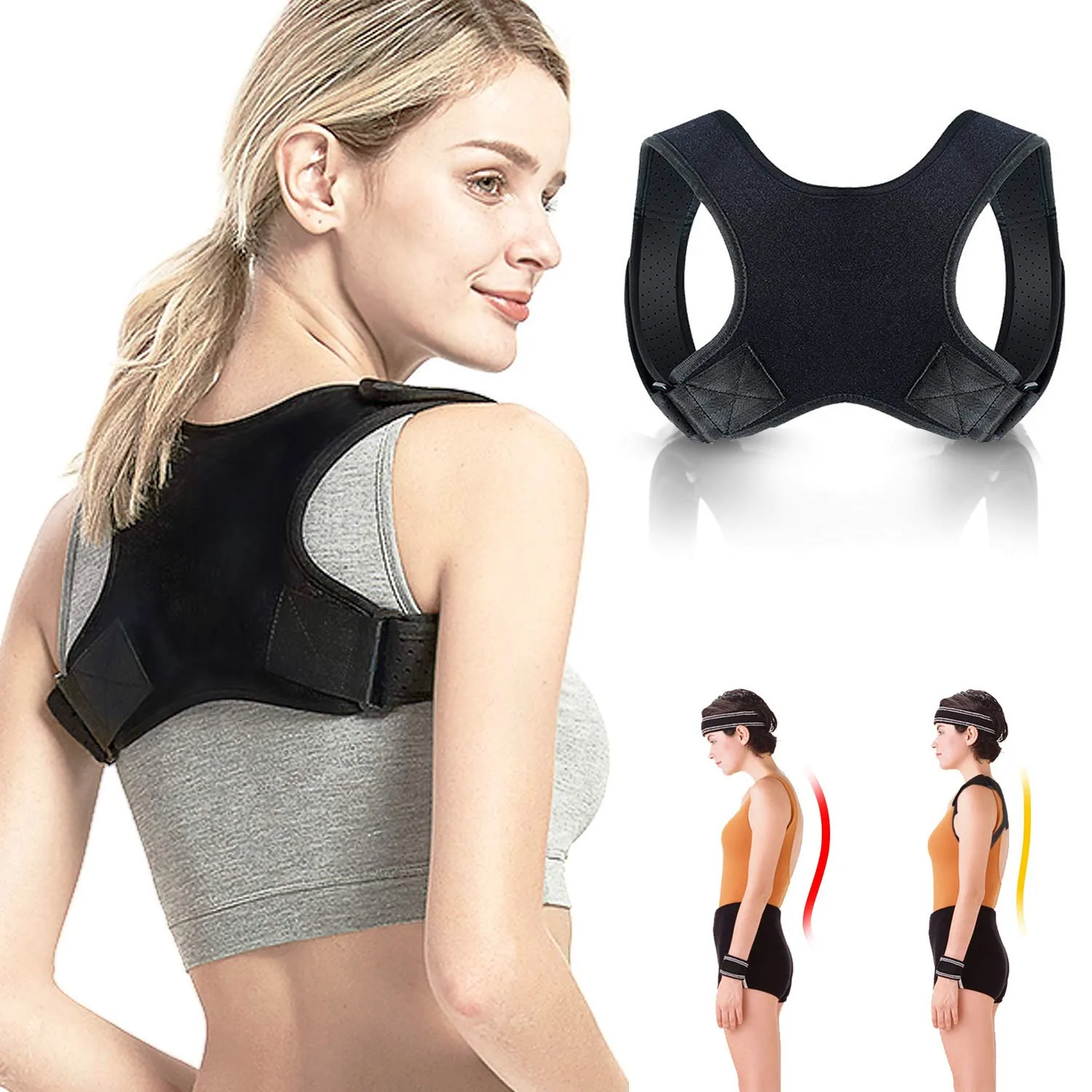 Back Protection Correction Belt Breathable Hunchback Correction Posture Belt