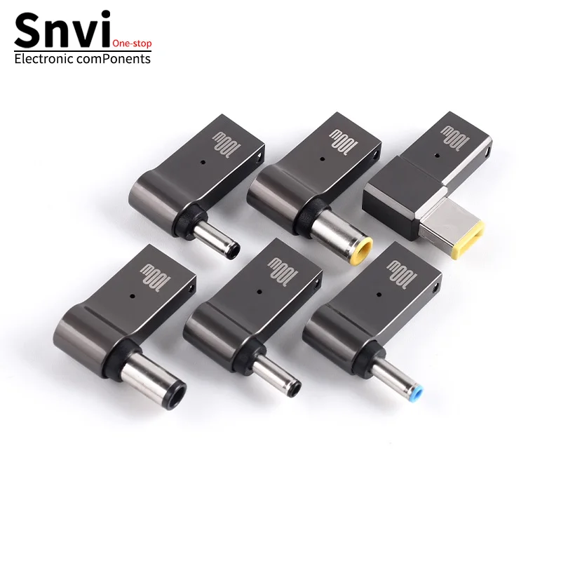 High-Power 100W Fast Charging Adapter: Type-C to DC PD Trigger Cable with Round/Square Port