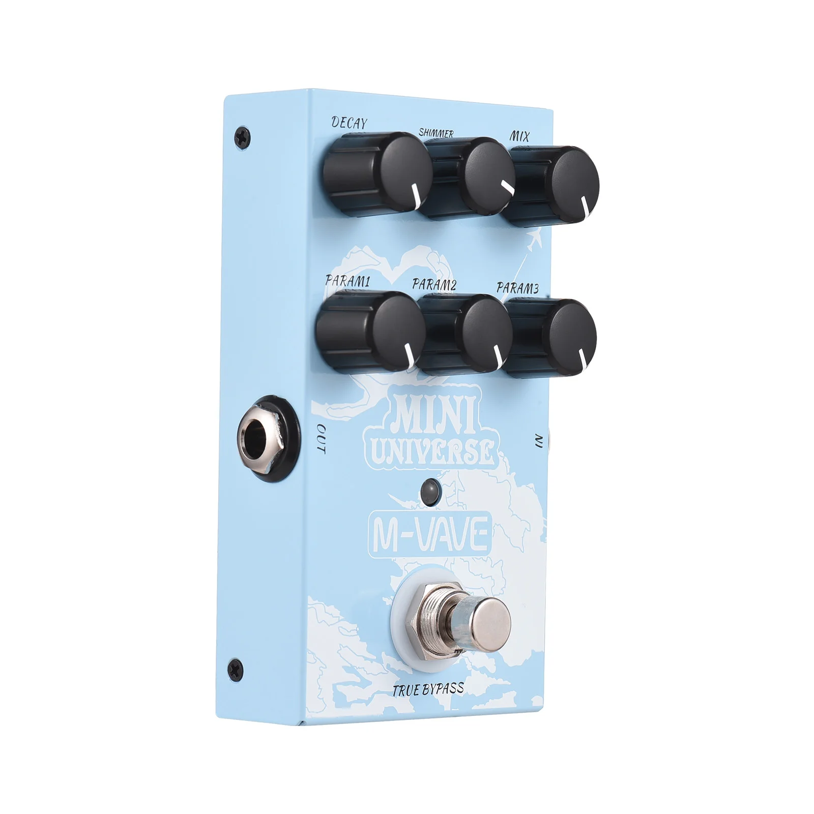 

M-VAVE Mini Guitar Effect Pedal Digital Reverb Pedal 9 Reverb Effects Effect Pedals Guitar Pedal for Guitar Bass