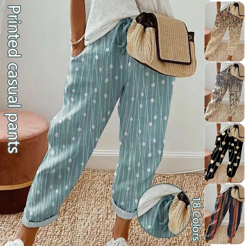 Stylische Seesterne bedruckte Boho Denim Hose für Damen main image 0