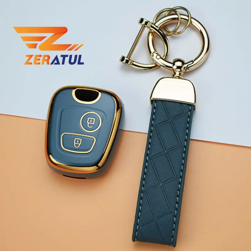 Tpu Remote Car Key Case Cover Per Peugeot 106 107 206 207 306 307 406 407 Per Citroen C1 C4 Auto Shell Fob Protector Accessori