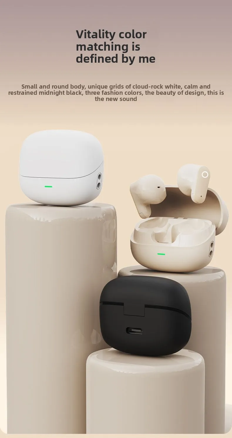 Mini Wireless Bluetooth Headphones with Noise Reduction and Long Battery Life -