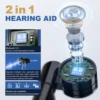 Rechargeable Hearing Aids Wireless Bluetooth Headphones Digital Sound Amplifier Hearing Aid For Deafness Elderly 4