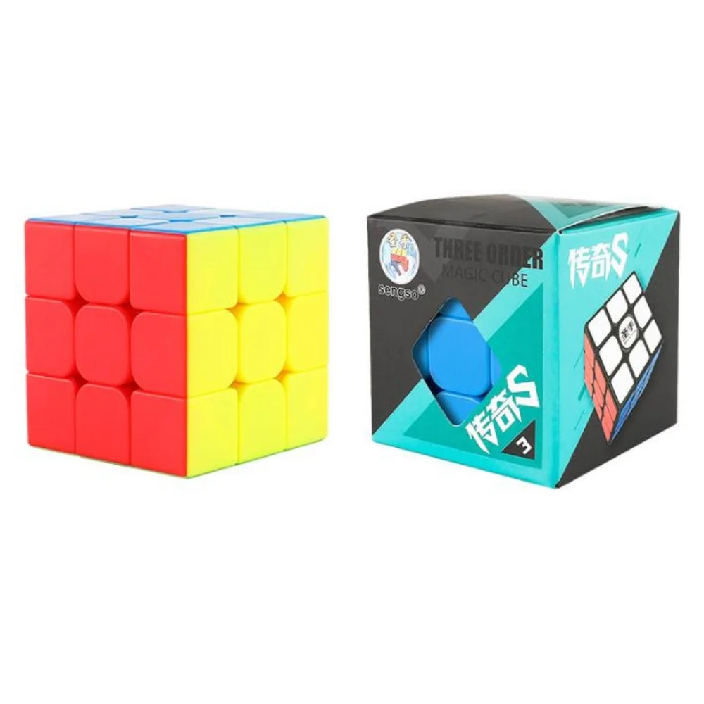 Speed Cube 3x3x3 Balck Stickerless Professional 3x3 Puzzles Educational Toys speed cube