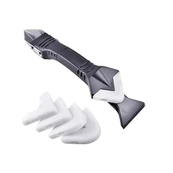 Multi - Functional Silicone Grout & Sealant Remover Tool Set (5in1 Metal Scraper)