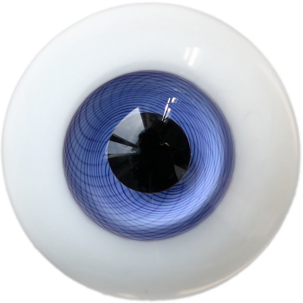 

[wamami] 6mm 8mm 10mm 12mm 14mm 16mm 18mm 20mm 22mm 24mm Blue Glass Eyes Eyeball BJD Doll Dollfie Reborn Making Crafts