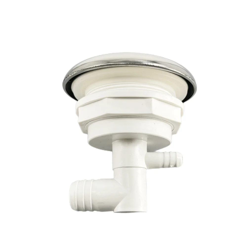 Description Picture 6 of itemΦ95mm Stainless Steel Cover Single Hole Adjustable Nozzle 20mm Water Out Bathtub Spa Jet PVC Body Massage Bathtub Bubble Nozzle