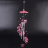 1PCS DIY Lover Valetines Gifts Plastic Dophin Wind Chime Bell Garden Living Decor Ornament Home Garden Decor 3