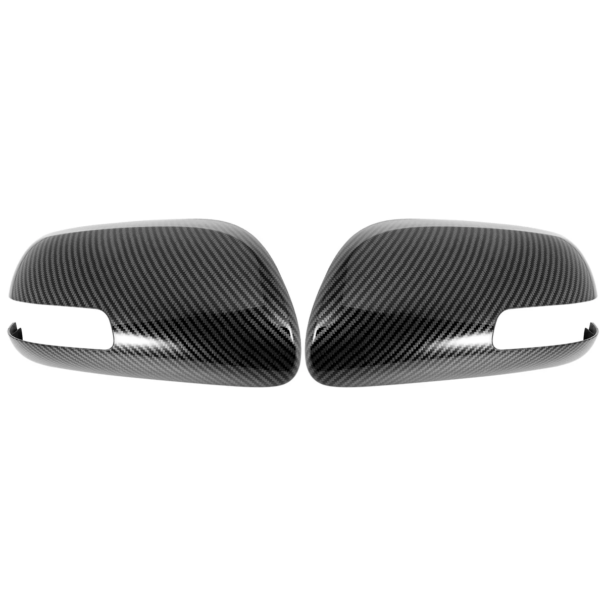

1 Pair Rearview Side Mirror Case Housing Cover for Vios 2008-2013 Asian Model 2006-2011