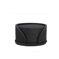 10pcs Round Felt Coaster Dining Table Protector Pad Heat Resistant Cup Mat Coffee Tea Hot Drink Mug Placemat Kitchen Accessories 6