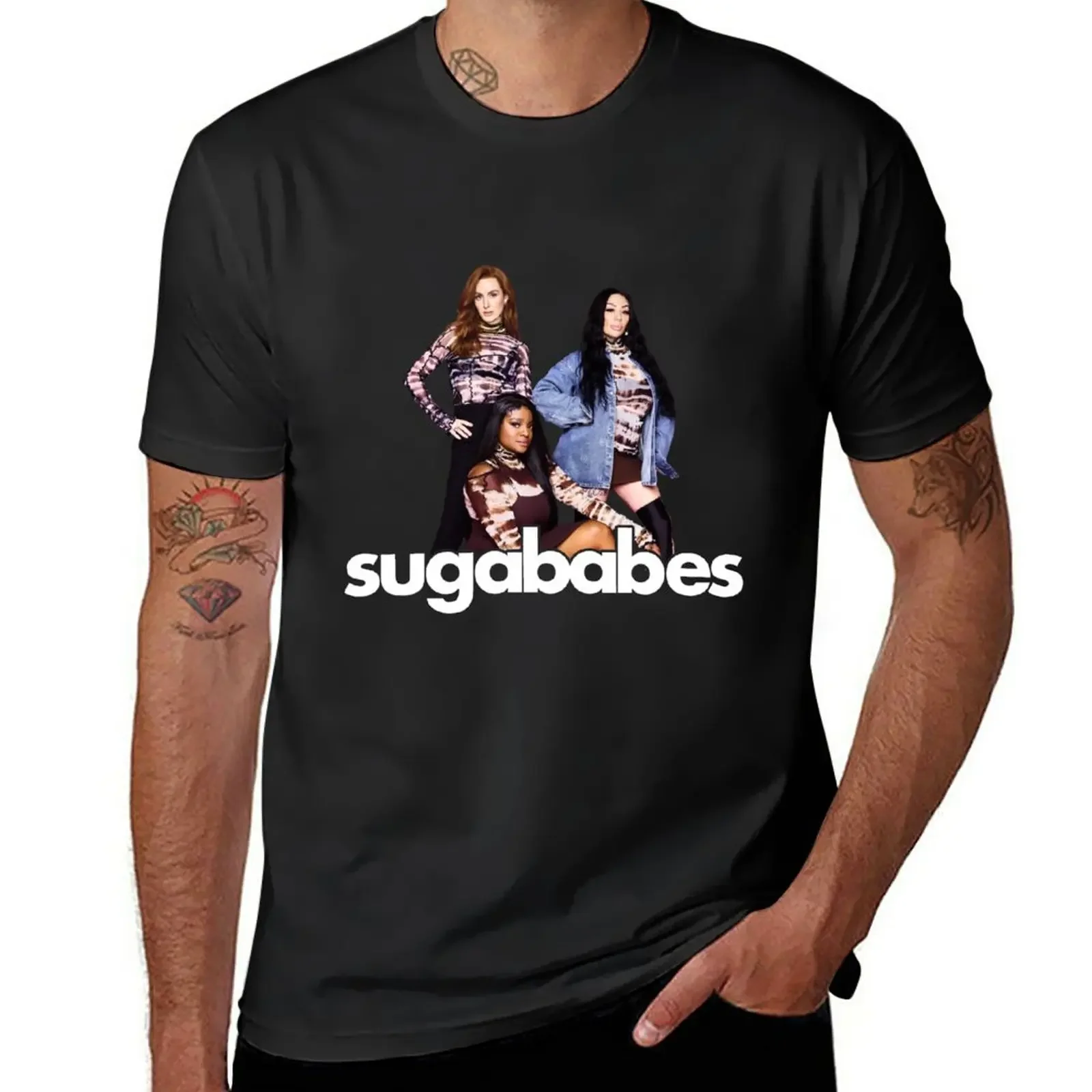 

Sugababes - Original Line-Up, White Logo T-Shirt graphics new edition mens graphic t-shirts funny