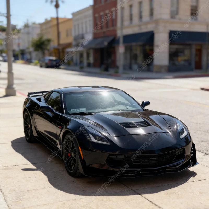 쉐보레 콜벳 C7 ZR1 2014 2015 2016 2017 2018 2019 프론트 범퍼 립 턱 스포일러 스포츠 스플리터 트림 자동차 액세서리