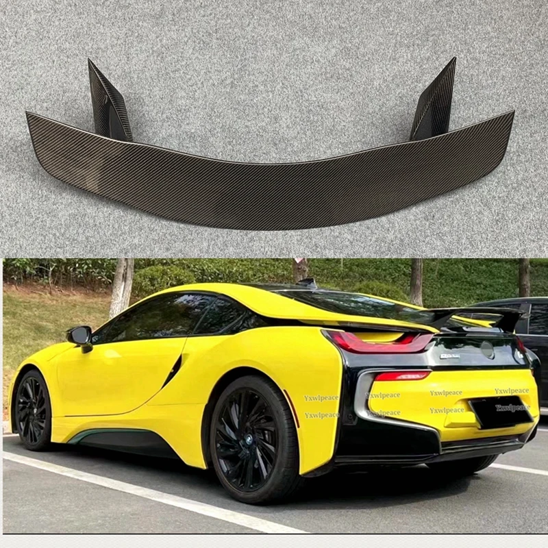 リアトランクスポイラー,高品質のカーボンファイバーアクセサリー,光沢 