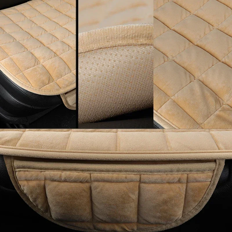 Winter Warm Car Seat Cover Cushion Anti Slip Breathable Pad