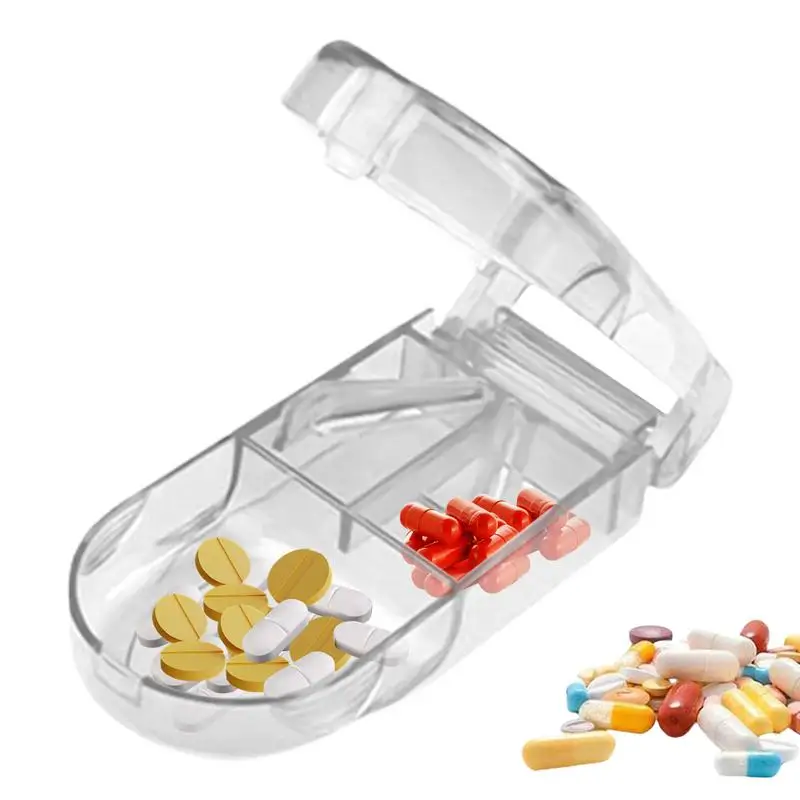 Portable Pill Cutter for Easy Medicine Splitting