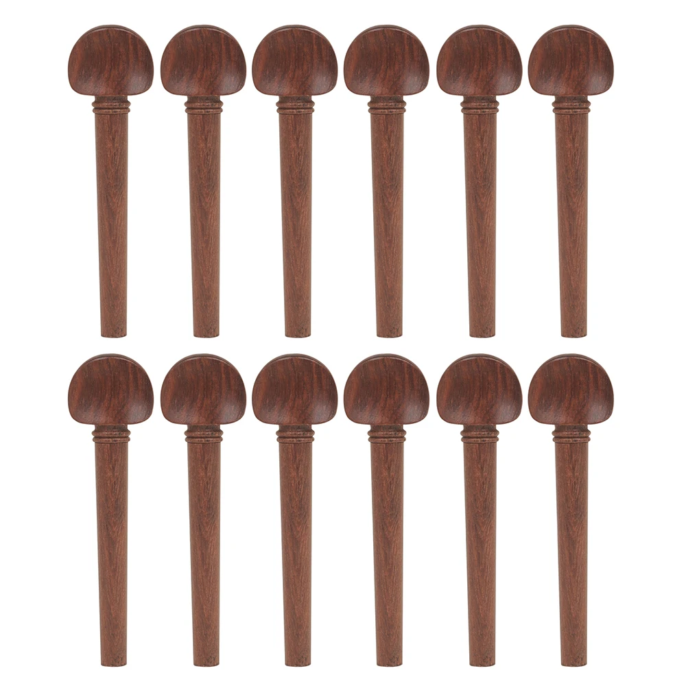 Description Picture 4 of item12 Pcs/Set Oud String Pegs Mahogany Ebony High Quality Oud Lute Tuning Shaft Replacement Parts Musical Instrument Accessories