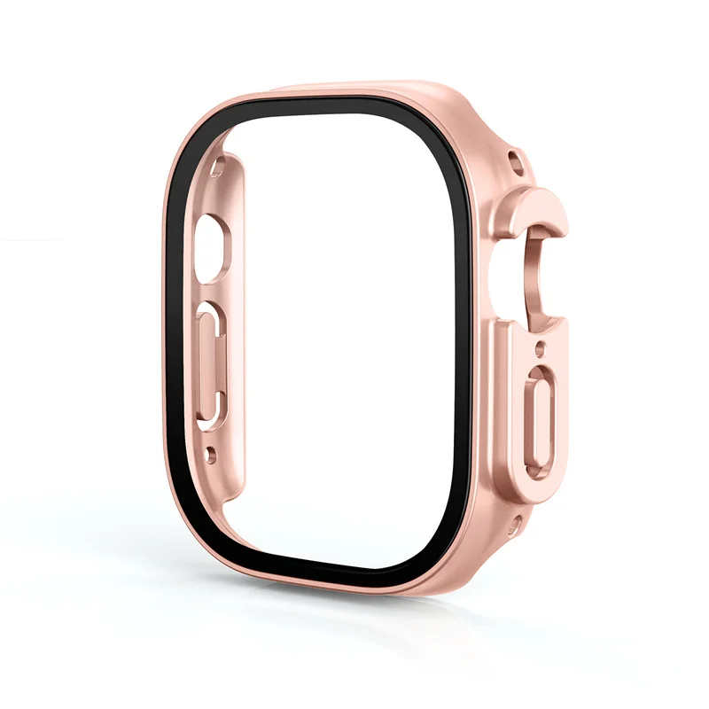 Apple Watch Ultra Protection Kit: 49mm PC Bumper & Tempered Glass Screen Protector Cover
