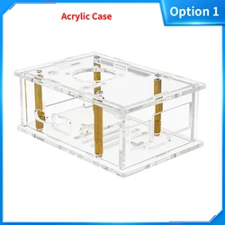 Transparent Acrylic Case with Optional Cooling Fan for Single Board Computer (Orange Pi 4A Case)