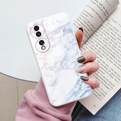 Elegant Marble Pattern Protective Silicone Phone Case - Soft, Durable, Fashionable Design for Honor 200 Pro (Kba - dals10)